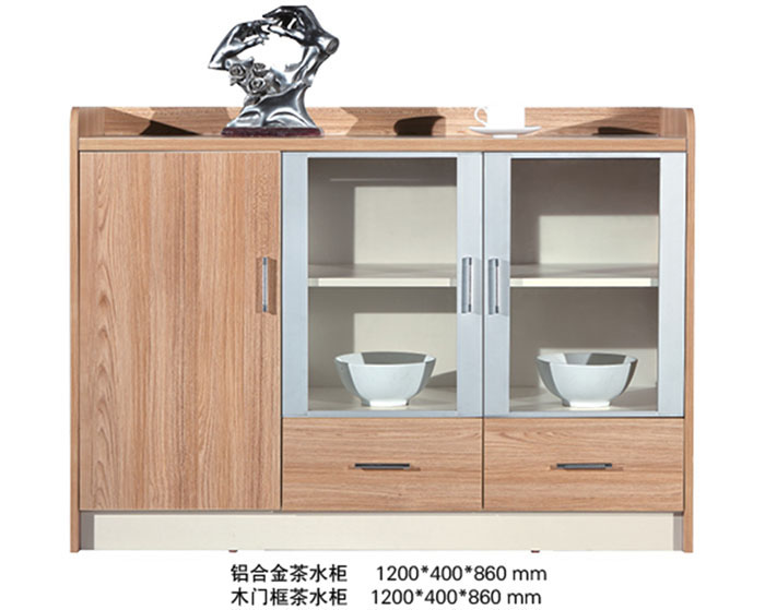 型号：F-007铝合金茶水柜